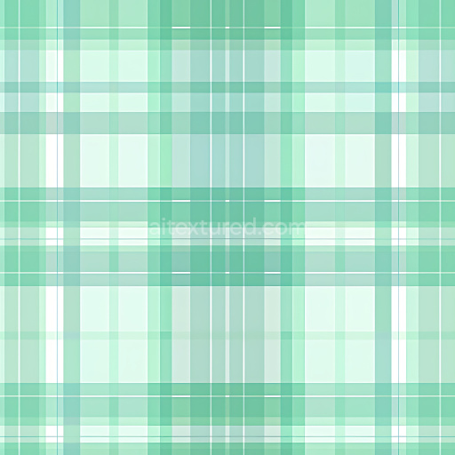 Preview — Seamless 3D PBR Texture of Soft Light Teal Plaid Fabric Pattern
