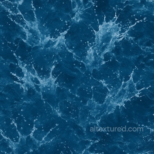 Deep Splash Seamless Texture seamless Water PBR texture