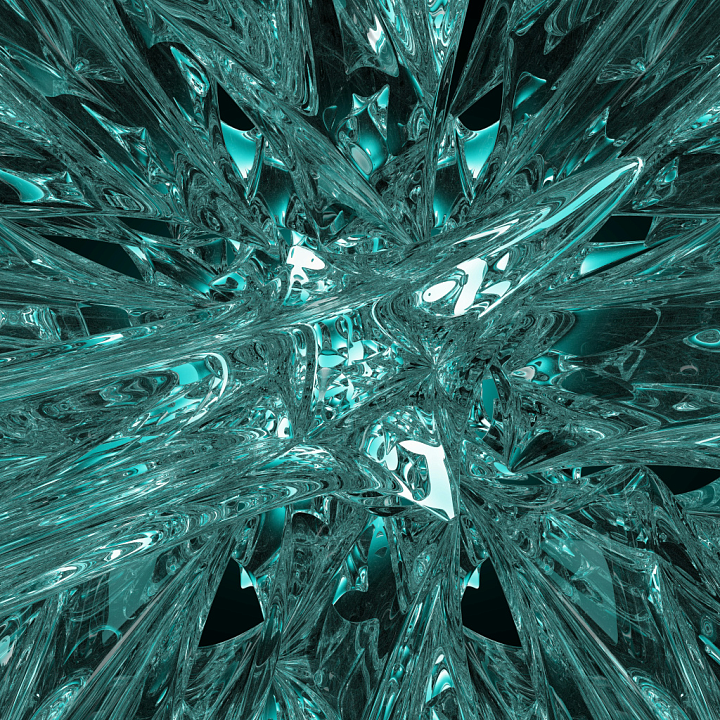 High-Detail Reflective Blue Glass seamless PBR texture preview