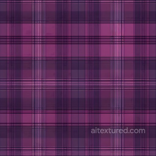 Seamless 3D PBR Purple Plaid Patterned Metal Texture with Grid Lines texture preview