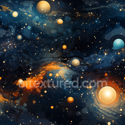 seamless Seamless 3D PBR Space Texture Featuring Glowing Cosmic Nebula and Star Clusters texture 8k free download PBR