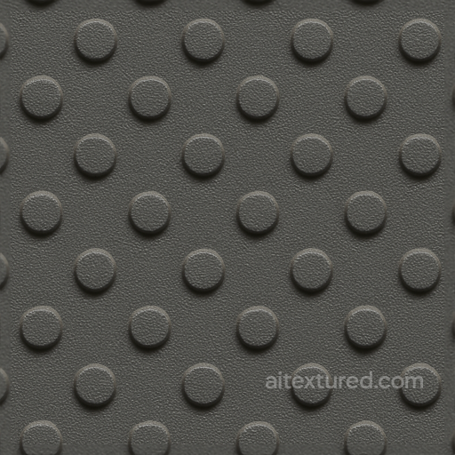 Tactile Plate Embossed Dots On Rubberized Surface seamless Tactile Plate PBR texture