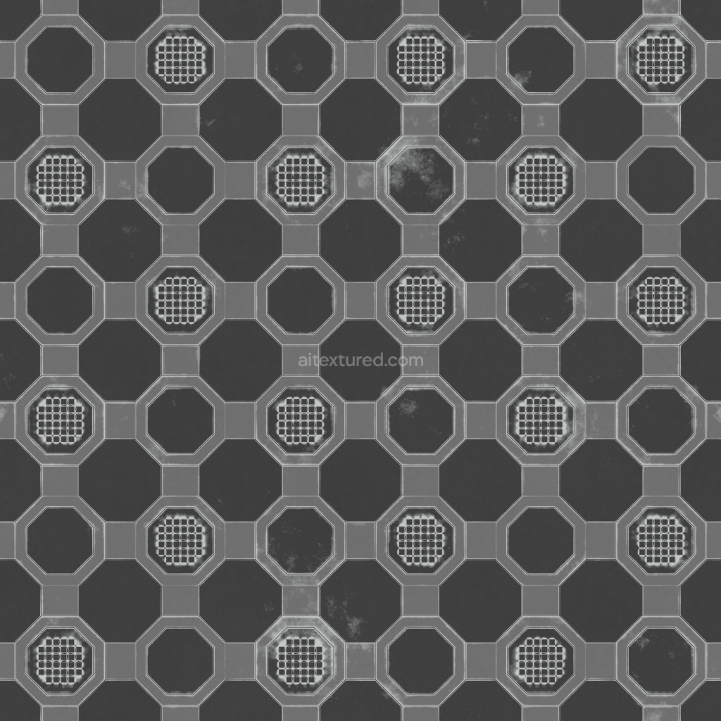Seamless metal plates texture with a dark surface pattern
