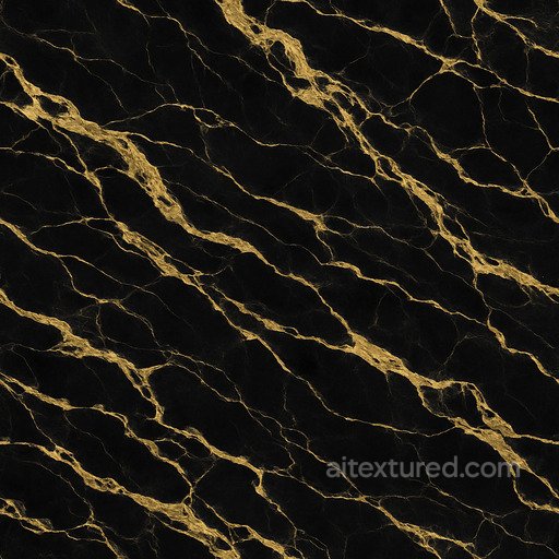 Portoro Marble Gold Veins seamless Marble PBR texture