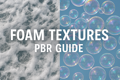 Foam Seamless Textures – Complete PBR Guide for 3D Artists, Games, and VFX