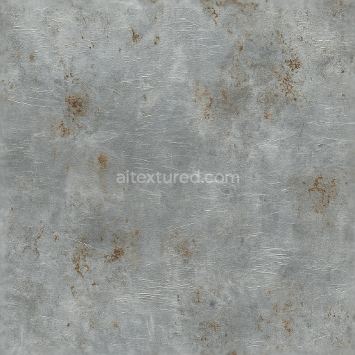Seamless 3d texture pbr 8k zinc coated furniture metal surface finish