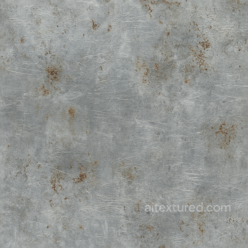 Zinc Coated Furniture Metal Surface Finish seamless Furniture metal PBR texture