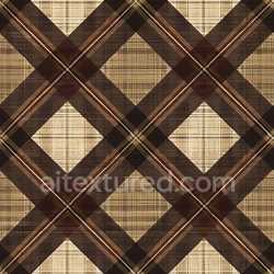 seamless Seamless 3D PBR Texture of Brown and Beige Plaid Fabric Pattern with Layered Weave texture 8k free download PBR