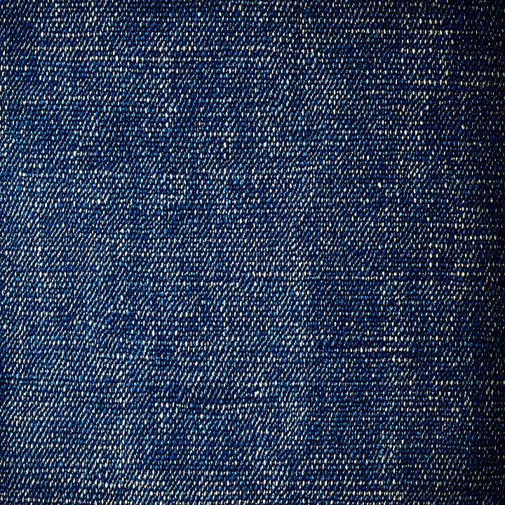 Cracked Denim Fabric with Worn Blue Surface seamless PBR texture preview