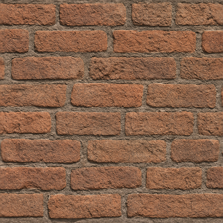 Rough Brick Grainy Dense Aged Wall Surface seamless PBR texture preview