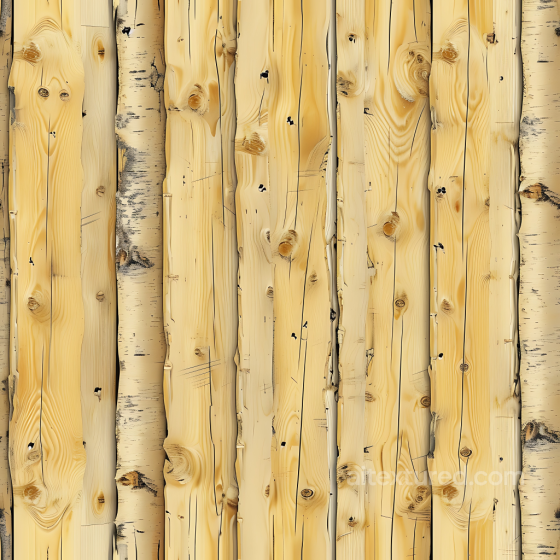 Pine Wood Planks Texture Featuring Natural Knots and Light Grain Wood texture preview