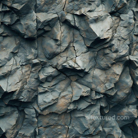 Rocky Cliff Wall Stone PBR Texture with Weathered Slate Layers Stone texture preview