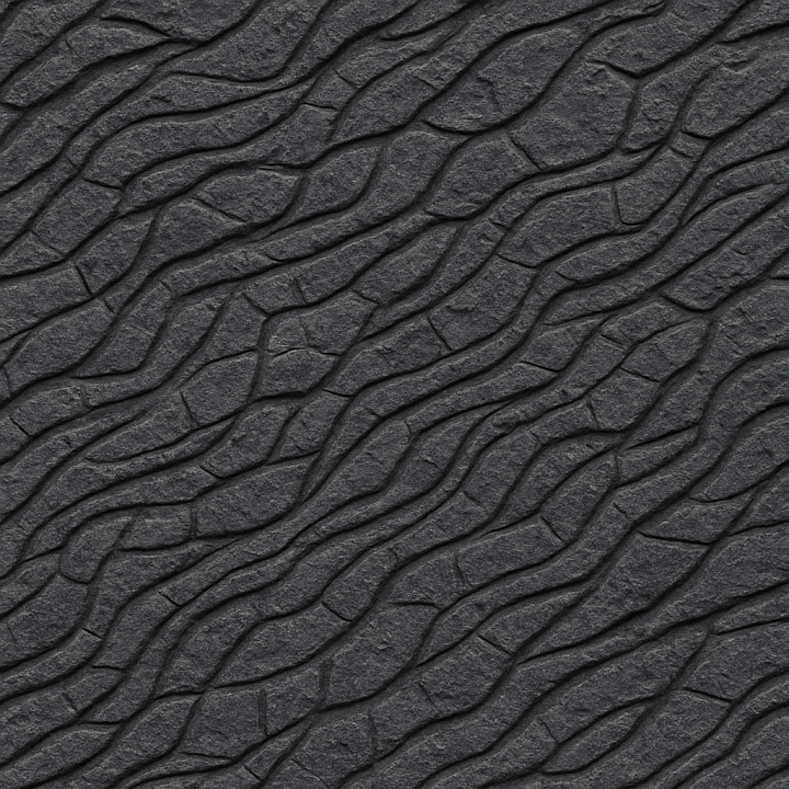 Patterned Basalt seamless PBR texture preview