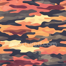 seamless Seamless 3D Orange Desert Camouflage PBR Texture with Organic Shapes texture 8k free download PBR