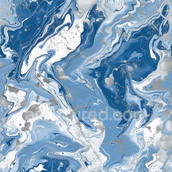 seamless Seamless 3D Icy Blue and Silver Marble PBR Texture with Fluid Veins texture 8k free download PBR