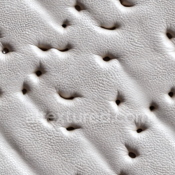 seamless Seamless White Cracked Leather 3D PBR Texture with Deep Tufting and Grain Detail texture 8k free download PBR