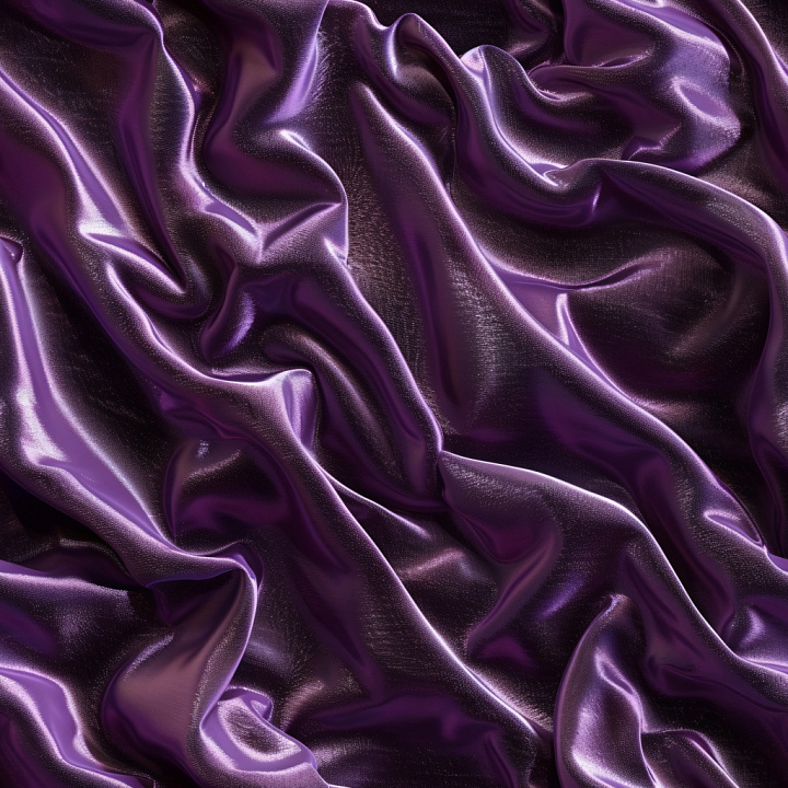 Purple Glossy Satin Fabric with Soft Reflections seamless PBR texture preview