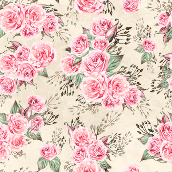 Flower Texture of Pink Rose Floral Pattern on Soft Fabric Flower texture preview