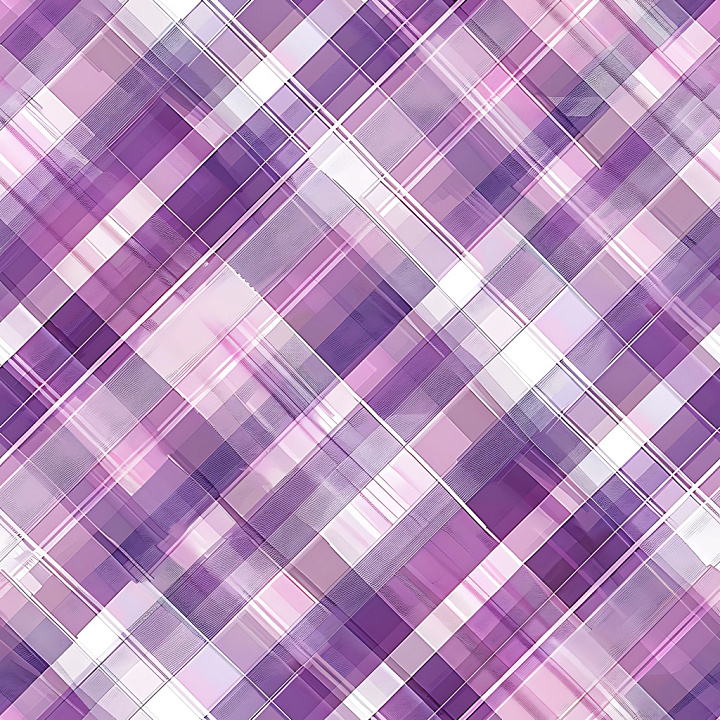 Lilac Plaid Metal with Overlapping Square Pattern seamless PBR texture preview