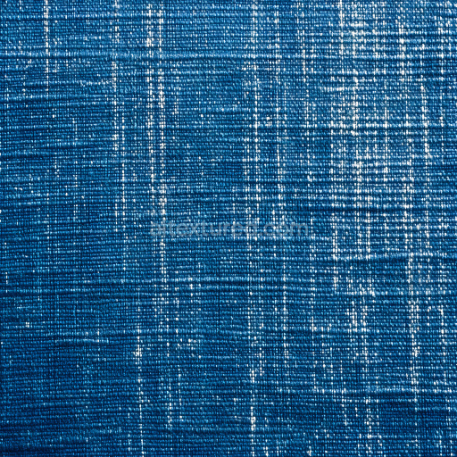Seamless 3D cracked denim fabric PBR texture with worn distressed blue weave