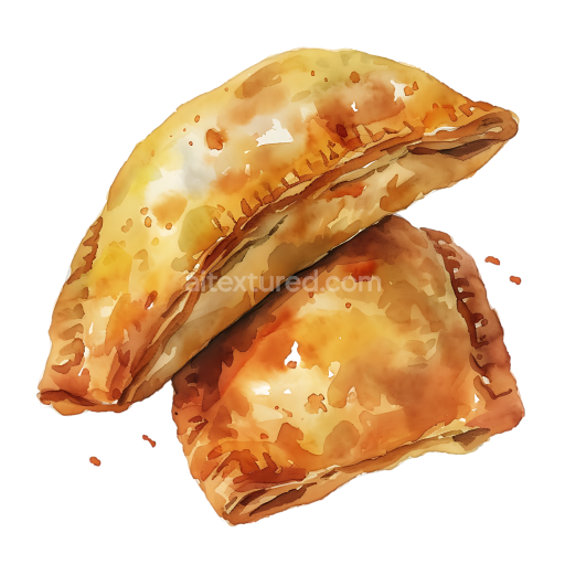 Bolivian Salteñas Savory Pastries Breakfast Illustration