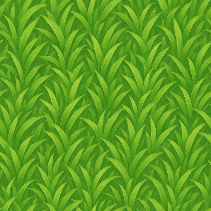 Stylized Grass seamless PBR texture preview