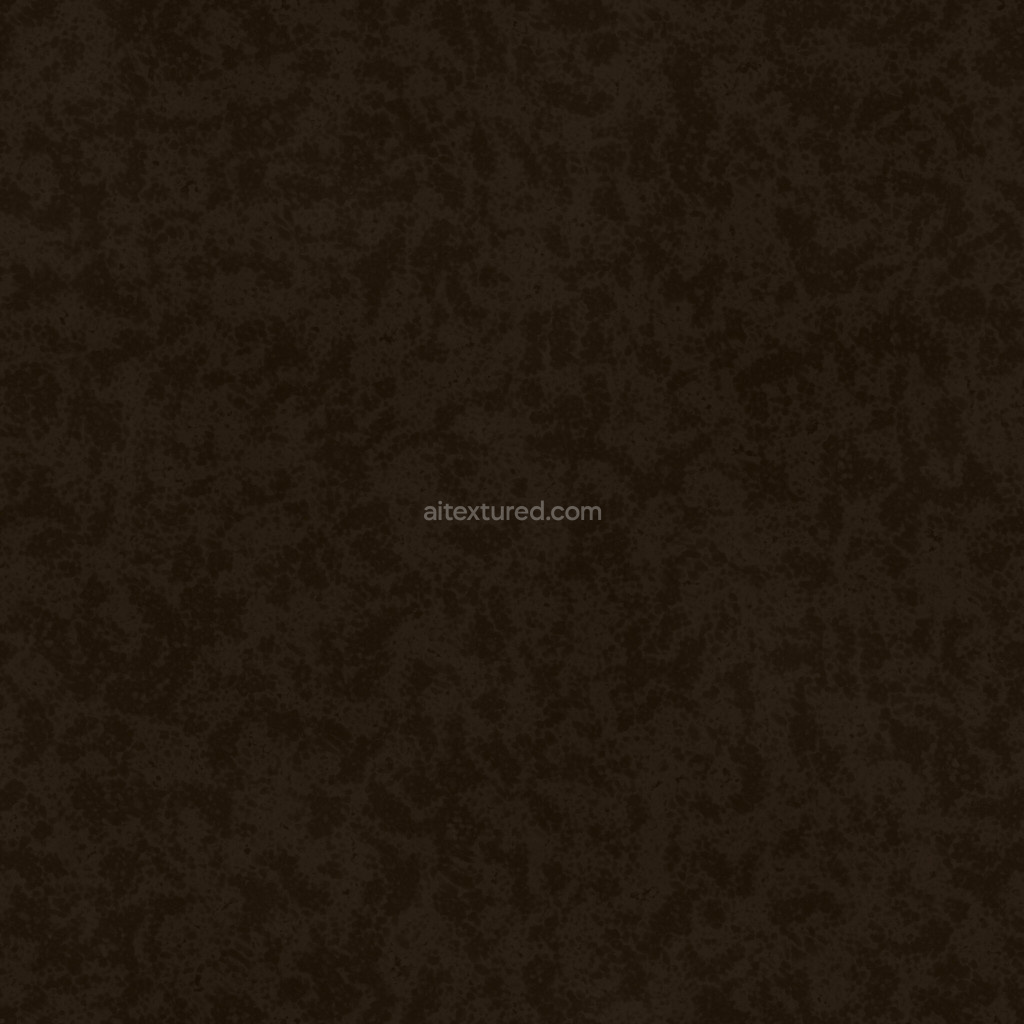 Seamless dark leather PBR texture for 3D applications