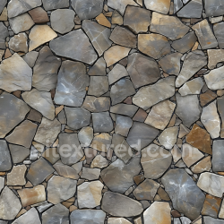 seamless Seamless 3D PBR Texture of Natural Stone Wall Featuring Irregular Rocks and Earthy Tones texture 8k free download PBR