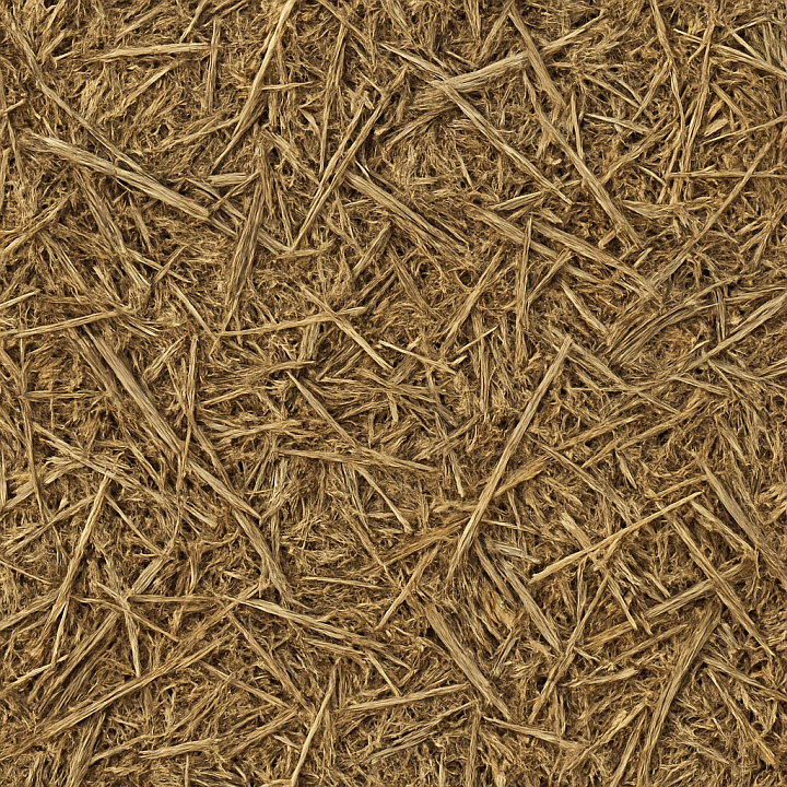 Ancient Straw Bale seamless PBR texture preview