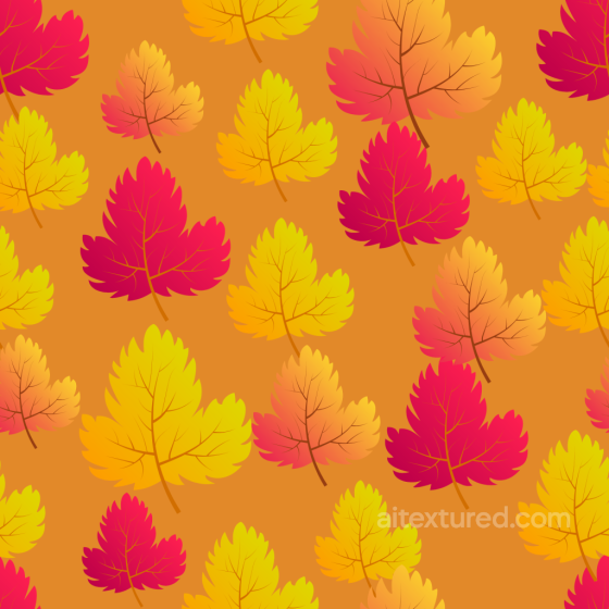 Featuring Vibrant Autumn Leaves in Warm Gradient Colors Autumn Leaves texture preview