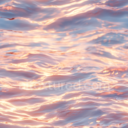 seamless Seamless 3D Water PBR Texture Featuring Reflective, Sunset-Tinted Ripples texture 8k free download PBR