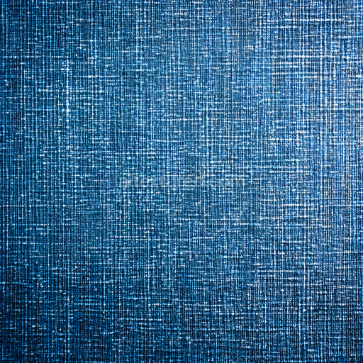 Seamless 3D Cracked Denim Fabric PBR Texture with Distressed Worn Blue Pattern