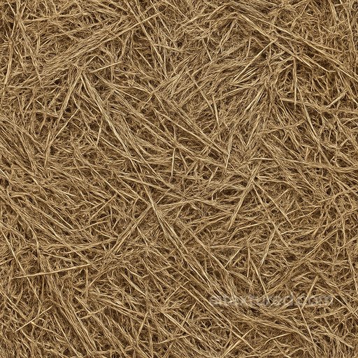 Coarse Dried Grass Seamless Texture seamless Hay-straw PBR texture