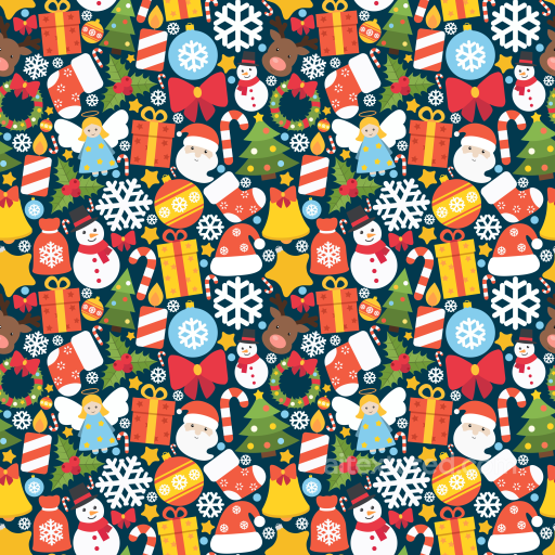 Featuring Colorful Christmas Digital Paper Pattern seamless All Christmas Digital paper PBR texture
