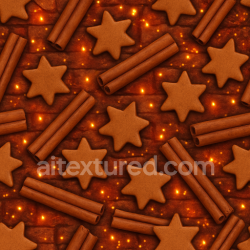 seamless Seamless 3d texture pbr 8k cinnamon sticks and star shapes spices texture 8k free download PBR