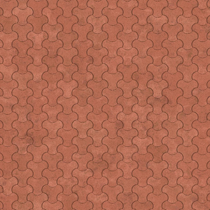 Y-Shape Paver Interlocking Cement Blocks Brick seamless PBR texture preview