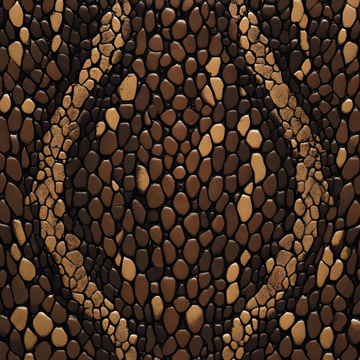 Reptile Skin Featuring Organic Scale Patterns and Detailed Surface seamless PBR texture preview
