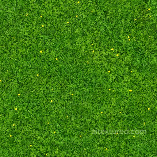 Lush Meadow Texture seamless Grass PBR texture