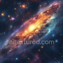 seamless Seamless 3D Space PBR Texture Featuring a Vibrant Galaxy Cloud and Starfield texture 8k free download PBR
