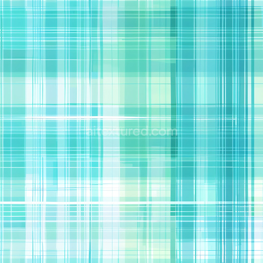 Seamless 3D PBR Texture of Soft Blue-Green Plaid Fabric Pattern