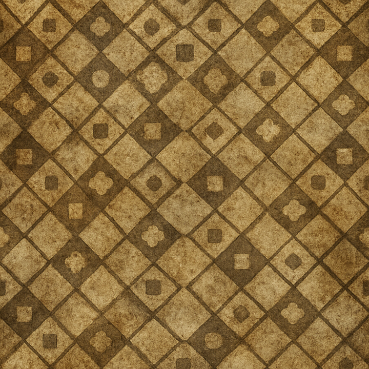 Aged Geometric Pattern seamless PBR texture preview