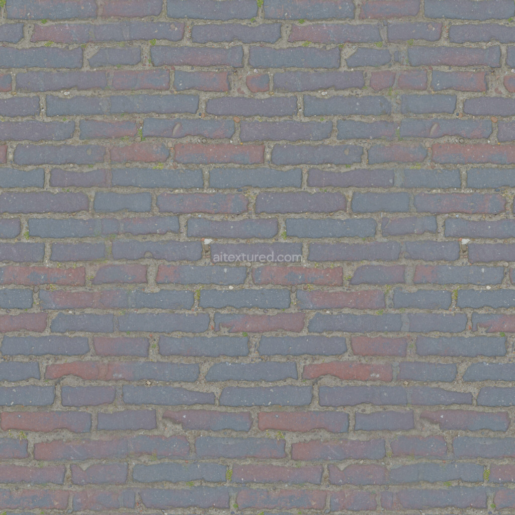 Seamless paving stones texture with weathered appearance