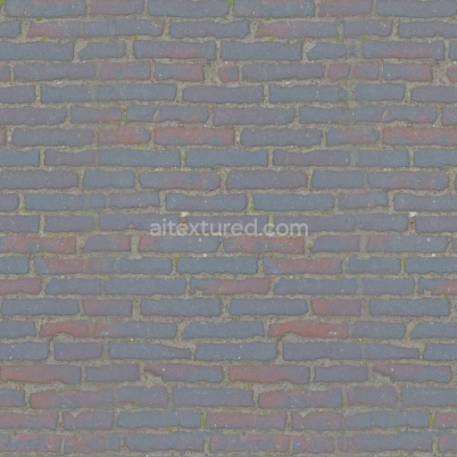 Paving Stone Seamless Texture Tileable Bricks Pavement Weathered Rough Colorful