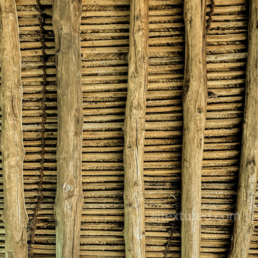 Detailed Rustic Rough Wood Texture with Natural Grain and Knots seamless Wood PBR texture