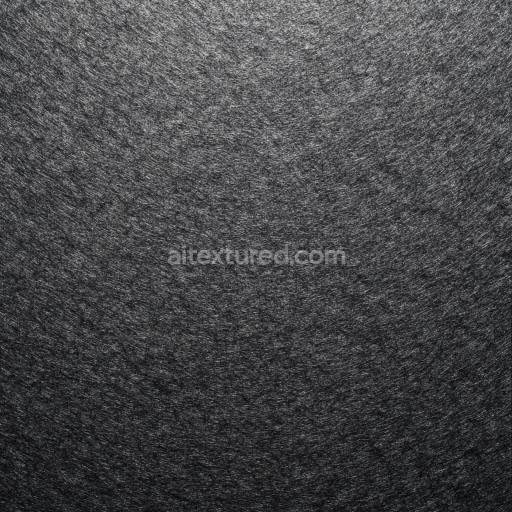 Seamless 3D Felt PBR Texture with Dense Black Wool Fibers and Matte Finish