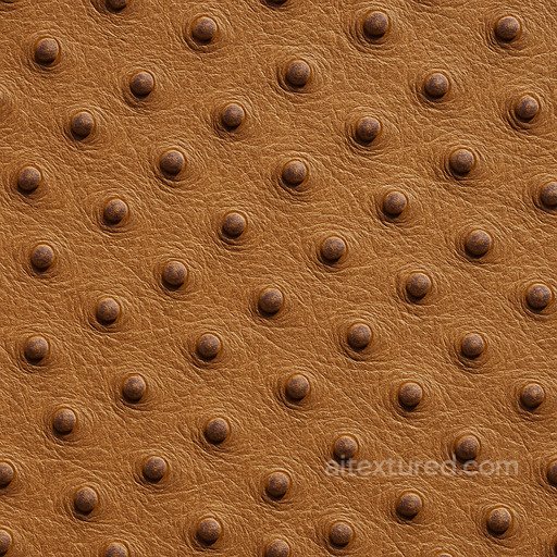 Ostrich Leather Quill Bumps seamless Leather PBR texture