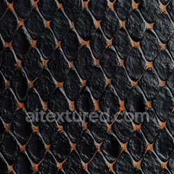 seamless Seamless 3D PBR texture of rough reptilian skin with distinct scale pattern texture 8k free download PBR