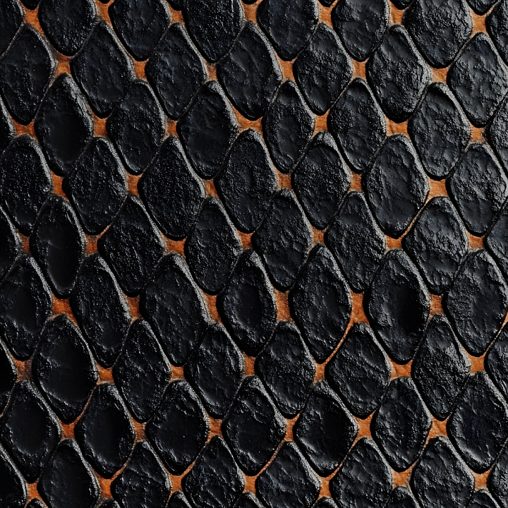 Of Rough Reptilian Skin With Distinct Scale Pattern seamless PBR texture preview