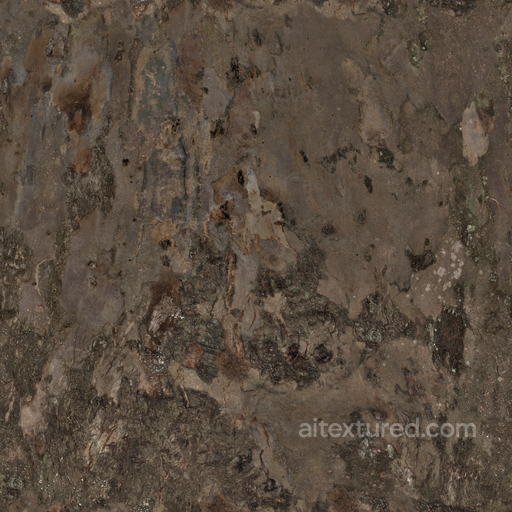 Bark Tree seamless Bark PBR texture