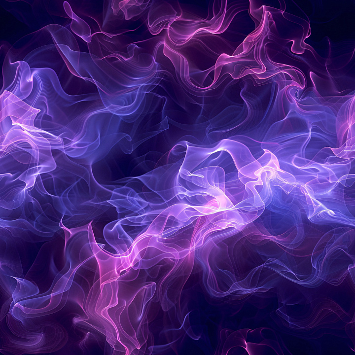 Glossy Purple and Blue Flowing Fabric Waves seamless PBR texture preview
